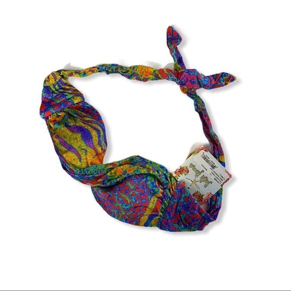 Luli Fama You Sexy Thing Twist Bandeau Bikini Top nwt - Picture 2 of 9